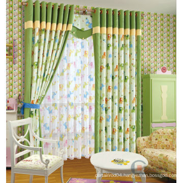 kids printed curtain green curtain